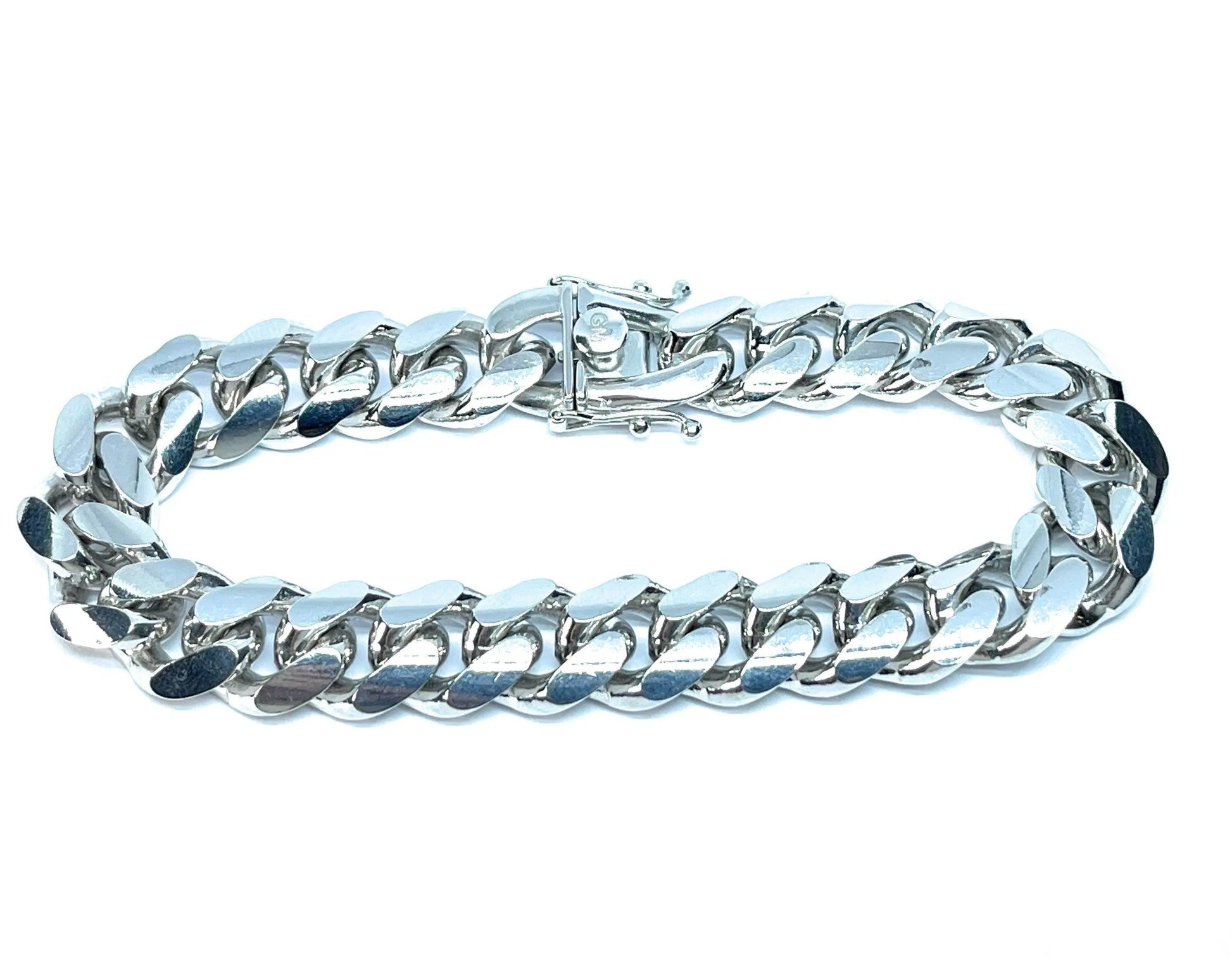 925 Sterling Silver 12mm Miami Cuban Link Chain - ADIRFINE 