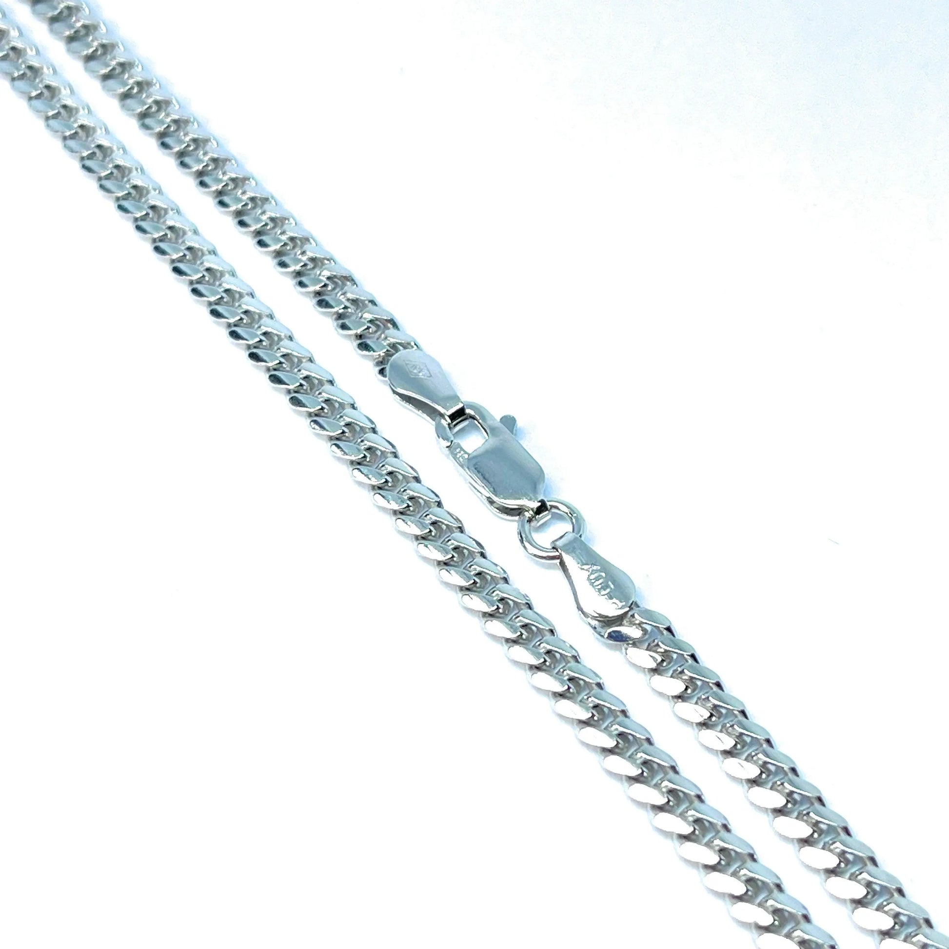 925 Sterling Silver 3.5mm Miami Cuban Link Chain - ADIRFINE 