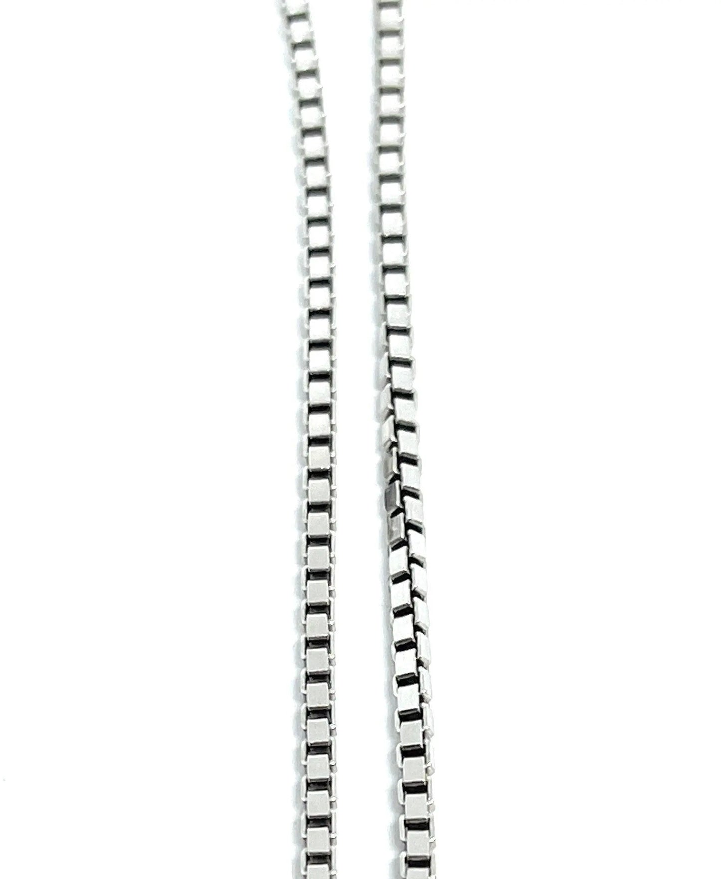 925 Sterling Silver Box Chain Necklace - ADIRFINE 