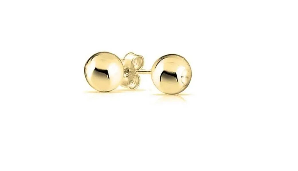 925 Sterling Silver High Polish Ball Stud Earrings | 2 3 4 5 6 7 8 9 10mm Ball Studs - ADIRFINE 