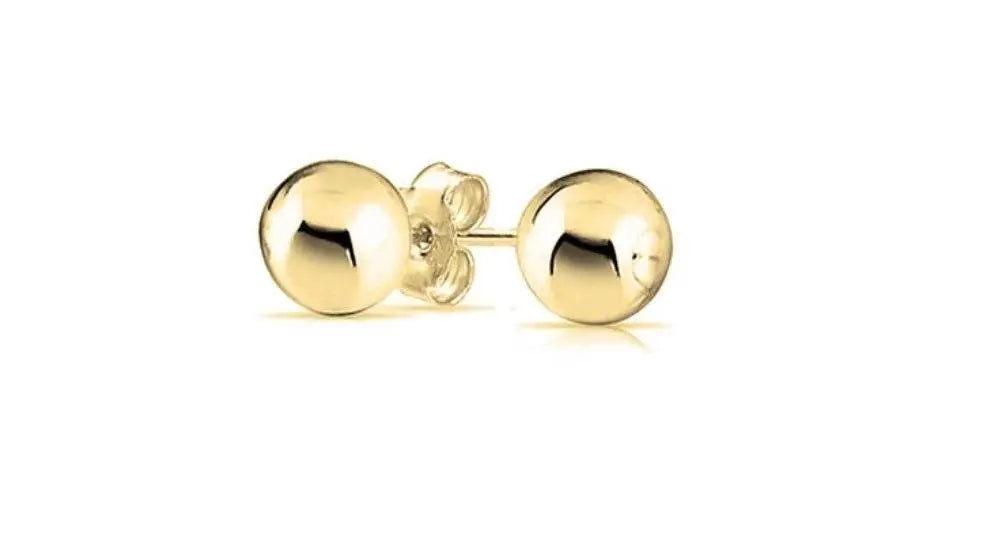 925 Sterling Silver High Polish Ball Stud Earrings | 2 3 4 5 6 7 8 9 10mm Ball Studs - ADIRFINE 